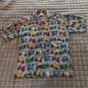 Hawaiian Motorcycle sport bike Hawaiian Camp shirt